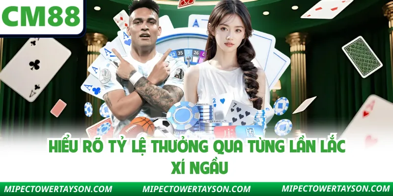 Hiểu rõ tỷ lệ thưởng qua từng lần lắc xí ngầu